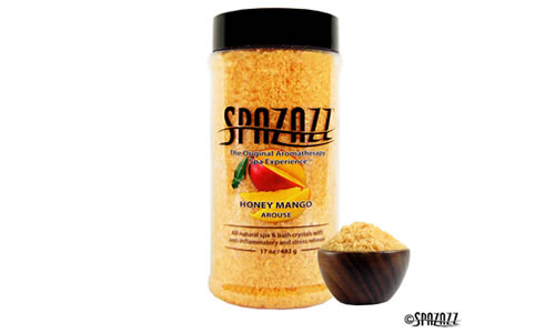 spazzaz hot tub salts honey mango