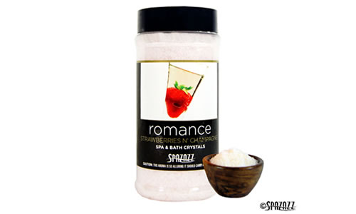 spazzaz hot tub crystals strawberry champagne